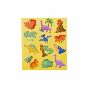 НАКЛЕЙКИ FUN STICKERS &ndash; МОДЕЛЬ: ДИНОЗАВР (120 шт.)