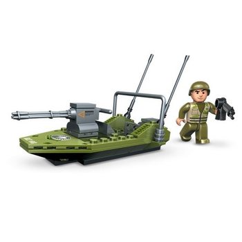 MEGA BLOKS 2410 - ВОЕННЫЙ СКОРОСТНОЙ КАТЕР STEALTH (2 шт.)