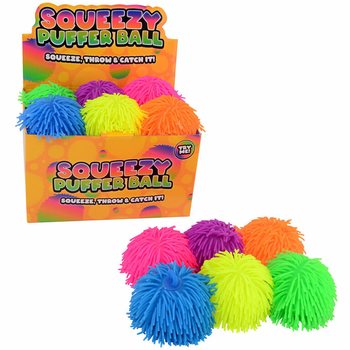 Большие Пушистые Мячики (Puffer Balls) - 13 см - Дисплей (12 штук)