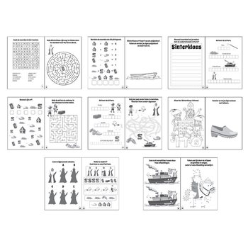 Книжка с Головоломками Sinterklaas (набор 48 шт.)