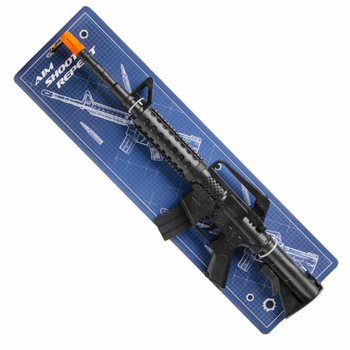 Игрушечная винтовка M16 с трещоткой на карте (6 штук)