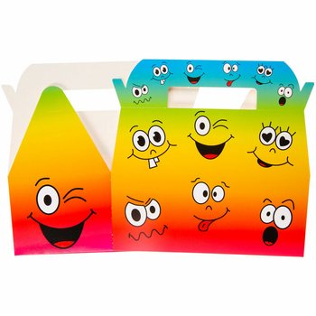 Детская коробка для меню Smiley - 22,5 x 12 x 9,5 см (24 шт.)