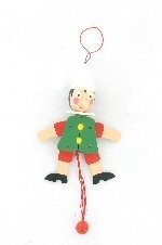 Деревянная игрушка-дергунчик Пиноккио (4 шт.)