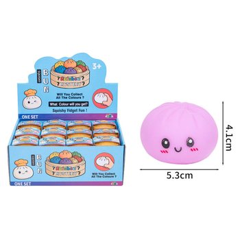 RAGE - Squishy Bun Dumplings МАЛЫЙ (5.3x5.3x4.1 см) - Viral 2026 Fidget Toy (24 шт.)