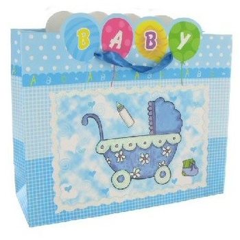 СУМКА НА РОЖДЕНИЕ - BABY BLUE (12 шт.)