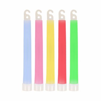 СВЕТЯЩИЕСЯ ПАЛОЧКИ GLOW STICK - 15СМ СО ШНУРКОМ - МИКС ЦВЕТОВ (25 шт.)