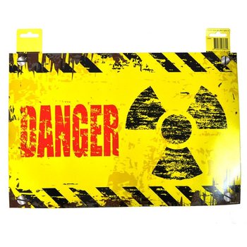 ДЕКОРАТИВНАЯ ТАБЛИЧКА НА ДВЕРЬ - "DANGER" / "KEEP OUT" (12 шт.)