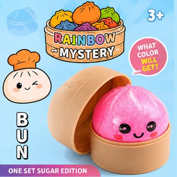 Сквиш RAGE SUGAR EDITION Bun Dumplings МАЛЕНЬКИЙ (5.3 x 5.3 x 4.1 См) Viral 2026 Fidget Toy (24 шт.)