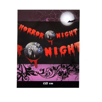 ГИРЛЯНДА ИЗ БУКВ "HORROR NIGHT" 130 СМ (2 шт.)