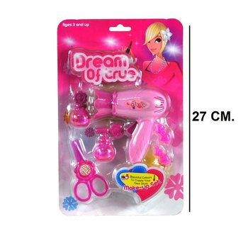 ДЕТСКИЙ ИГРОВОЙ НАБОР ПАРИКМАХЕРА BEAUTY - МОДЕЛЬ 1 (6 шт.)