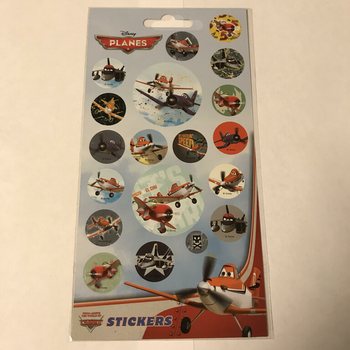ЛИСТ НАКЛЕЕК: DISNEY PLANES, размер 20 x 10 см. (10 шт.)