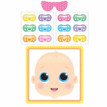 ИГРА ДЛЯ BABY SHOWER - STICK THE DUMMY (12 штук)