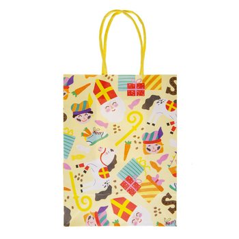 БУМАЖНЫЙ ПОДАРОЧНЫЙ ПАКЕТ - SINTERKLAAS - 16x9x22 СМ (12 шт.)