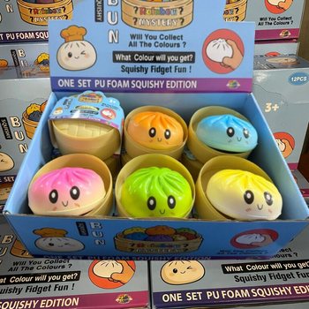RAGE - Squishy Bun Dumplings БОЛЬШИЕ - ONE SET PU FOAM SQUISHY EDITION (12 шт.)
