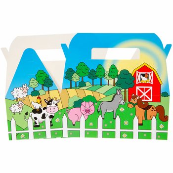 МЕНЮ-БОКС ФЕРМА - 22.5 x 12 x 9.5 См. (24 шт.)