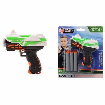 Игрушечный пистолет Tack Pro Swift I с 6 мягкими дротиками &mdash; 11 см