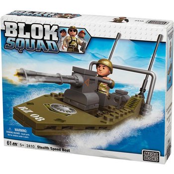 MEGA BLOKS 2410 - ВОЕННЫЙ СКОРОСТНОЙ КАТЕР STEALTH (2 шт.)
