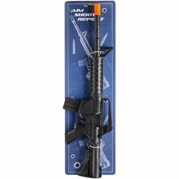 Игрушечная винтовка M16 с трещоткой на карте (6 штук)
