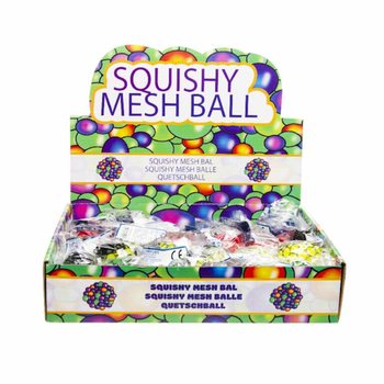 ИГРУШКА-АНТИСТРЕСС SQUISHY - Диаметр: 5 СМ - ЯРКИЙ МИКС ЦВЕТОВ В ДИСПЛЕЕ (24 шт.)