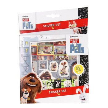 Набор наклеек SECRET LIFE OF PETS 52 элемента (12 шт.)