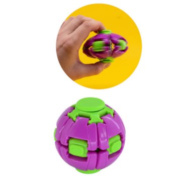 МЯЧ-ФИДЖЕТ СПИННЕР SPIN & POP - SPIN SHIFT BALL - В ДИСПЛЕЕ (24 ШТ.)