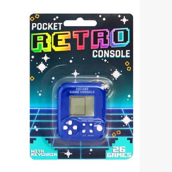 КАРМАННАЯ РЕТРО ИГРОВАЯ КОНСОЛЬ-БРЕЛОК - 26 ИГР (6 ШТ.)