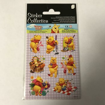 Листы с наклейками: Disney Винни Пух, 16 x 9 см (10 шт.)