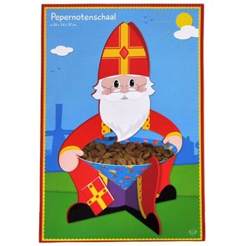 Большая чаша для печенья Pepernoten Синтерклаас 26 x 24 x 33 см (6 шт.)
