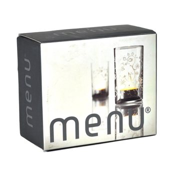 MENU - Подсвечник для чайной свечи с матовым узором, набор из 2 шт. (1 наб.)