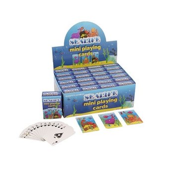 Мини-игральные Карты – Модель Sea Life в Дисплее (24 шт.)