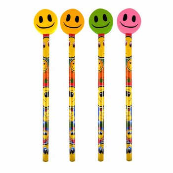 Веселый Карандаш Smiley со Стеркой (24 шт.)