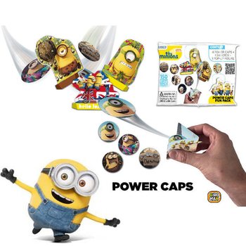 МИНЬОНЫ POWER CAPS FUN PACK ДИСКОМЕТЫ В СЮРПРИЗ-ПАКЕТАХ (100 шт.)