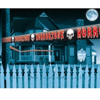 ОГРАДИТЕЛЬНАЯ ЛЕНТА HORRORZONE - 15 МЕТРОВ (9 шт.)