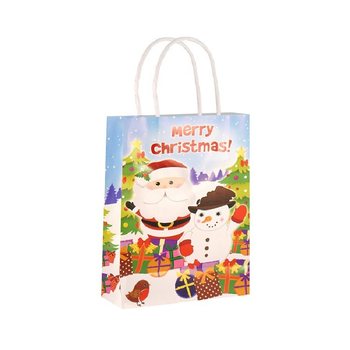 Подарочные пакеты MERRY CHRISTMAS 14x21x7 см (24 шт.)