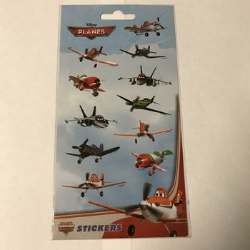 Лист наклеек: DISNEY PLANES, разм. 20 x 10 см (10 шт.)