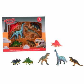 ANIMAL WORLD - Набор динозавров (6 фигурок)