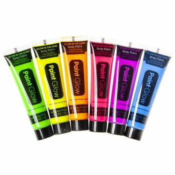 NEON Glow in the Dark Краска для лица - Активна в UV (Дисплей 24 шт)