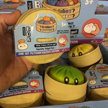 RAGE - Squishy Bun Dumplings БОЛЬШИЕ - ONE SET PU FOAM SQUISHY EDITION (12 шт.)
