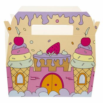 Детская Коробка для Меню Ледяной Замок - 22.5 x 12 x 9.5 см (24 шт.)