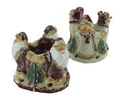 РОЖДЕСТВЕНСКИЙ ПОДСВЕЧНИК ДЛЯ ЧАЙНОЙ СВЕЧИ (2 шт.)