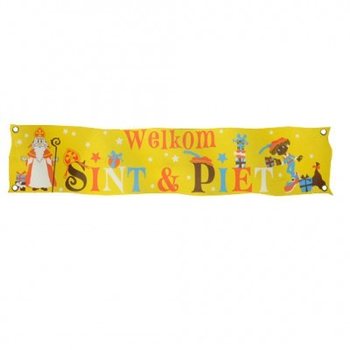 ПРИВЕТСТВЕННЫЙ БАННЕР SINTERKLAAS & PIET XXL 300 X 60 CM (7 шт.)