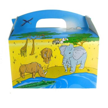Детская коробка для меню - SAFARI (50 шт.)