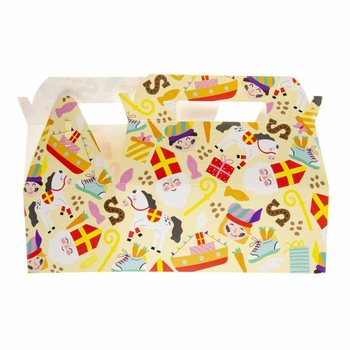 КОРОБКА ДЛЯ МЕНЮ СИНТЕРКЛААС - 22.5 x 12 x 9.5 см (24 шт.)