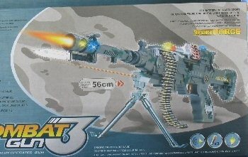 Игрушечный автомат Combat со световыми и звуковыми эффектами - 56 см