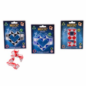 MAGIC SNAKE - 3D ГОЛОВОЛОМКА ЗМЕЙКА НА КАРТЕ (24 шт.)