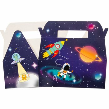 Коробки для детского меню Космос / Space - 22,5 x 12 x 9,5 см (24 шт.)
