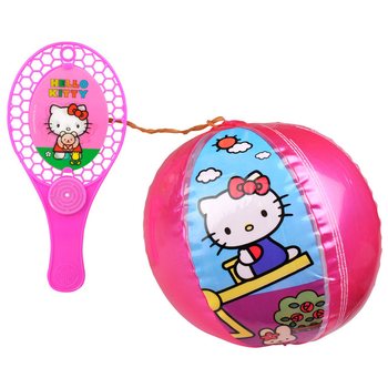 Набор Ракетка с надувным мячом на резинке Hello Kitty (12 шт.)