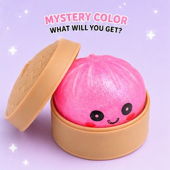 Сквиш RAGE SUGAR EDITION Bun Dumplings МАЛЕНЬКИЙ (5.3 x 5.3 x 4.1 См) Viral 2026 Fidget Toy (24 шт.)