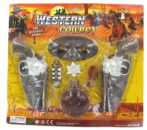 ИГРОВОЙ НАБОР КОВБОЙ WESTERN (6 шт.)