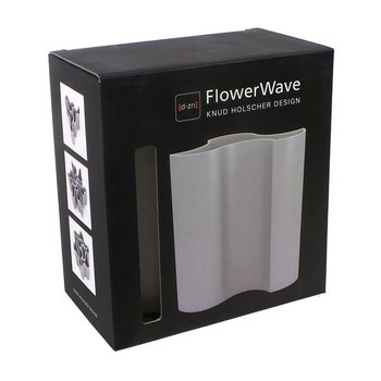 D-ZN - Ваза для Цветов FLOWERWAVE - Белая (1 шт.)
